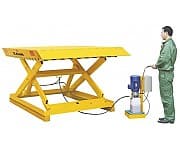 AL1 стационарный подъёмный стол с электроподъемом